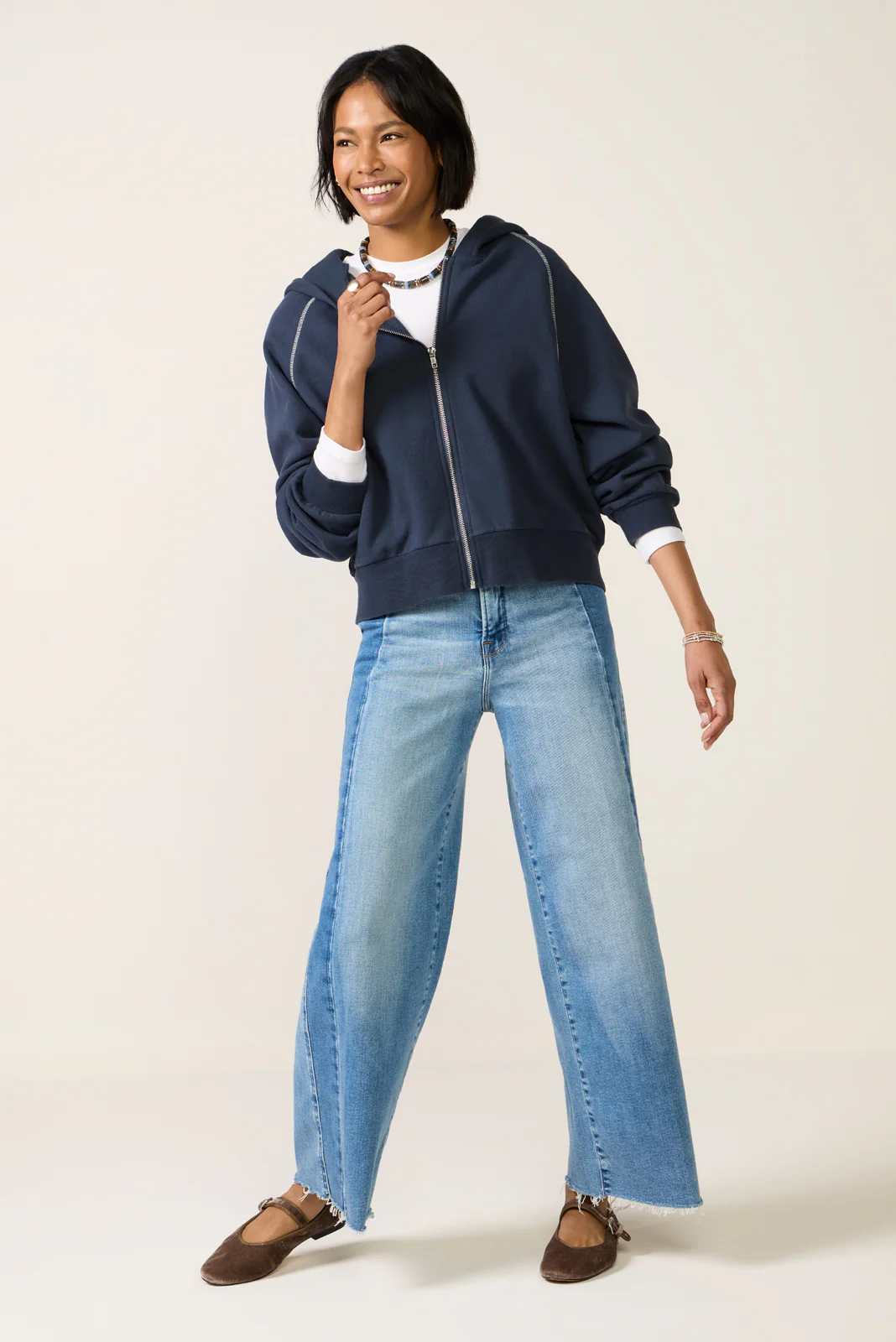 Lennon Zip Up Hoodie - Image 2