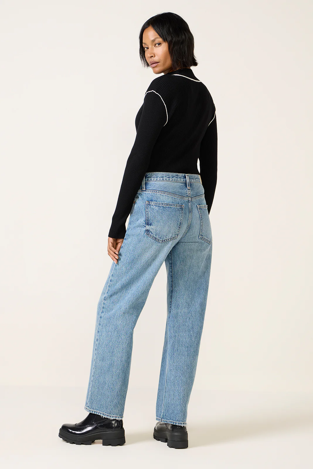 Lexi Bowed Barrel Jean - Image 4