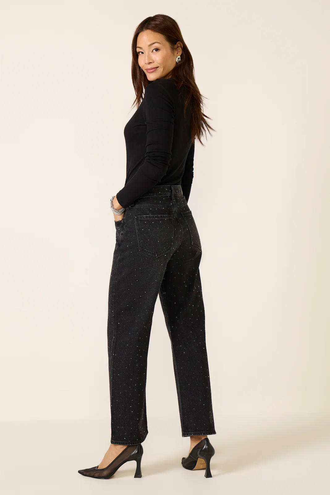 Lexi Sparkle Barrel Jean - Image 4