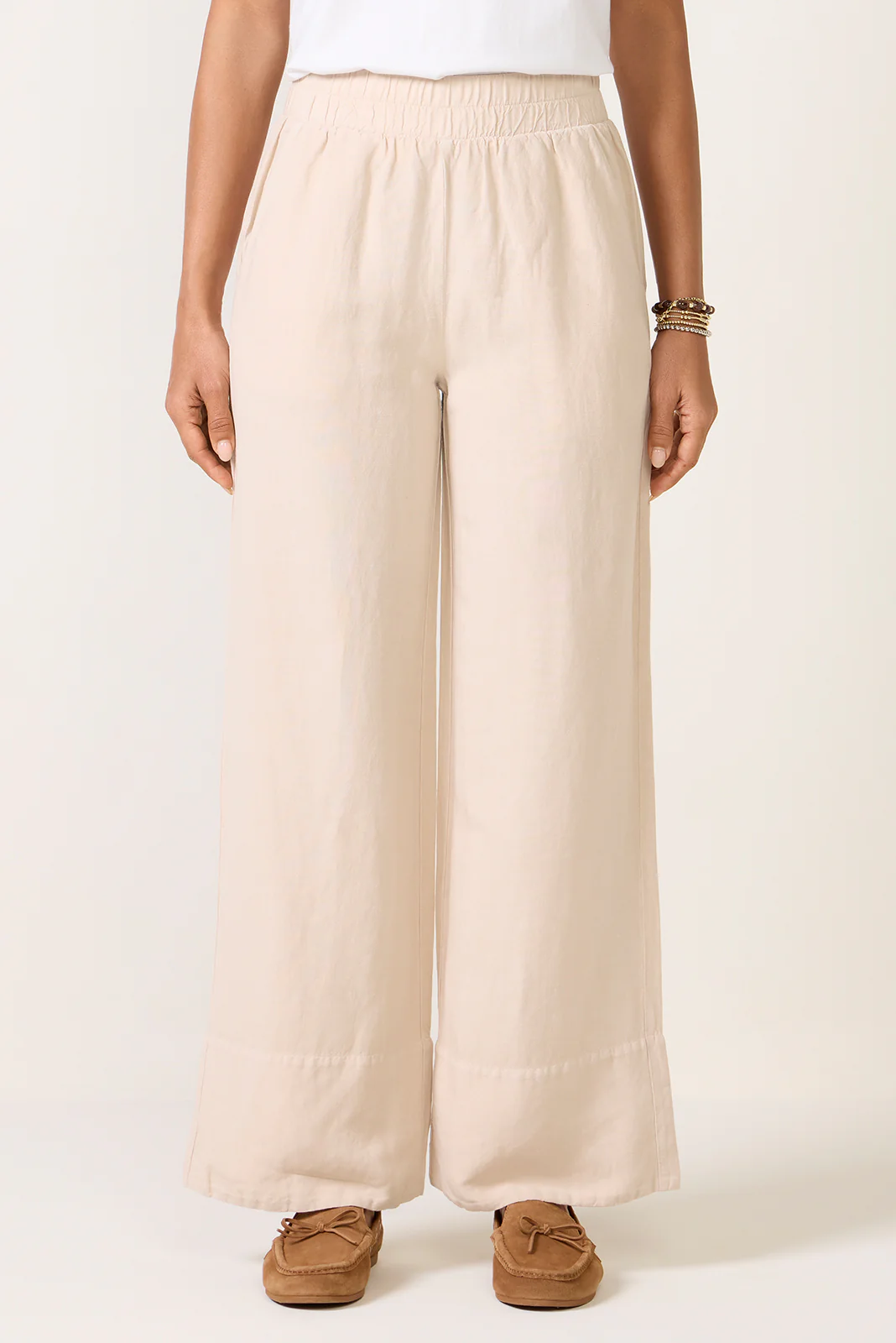 Linen Wide Leg Pant - Image 6