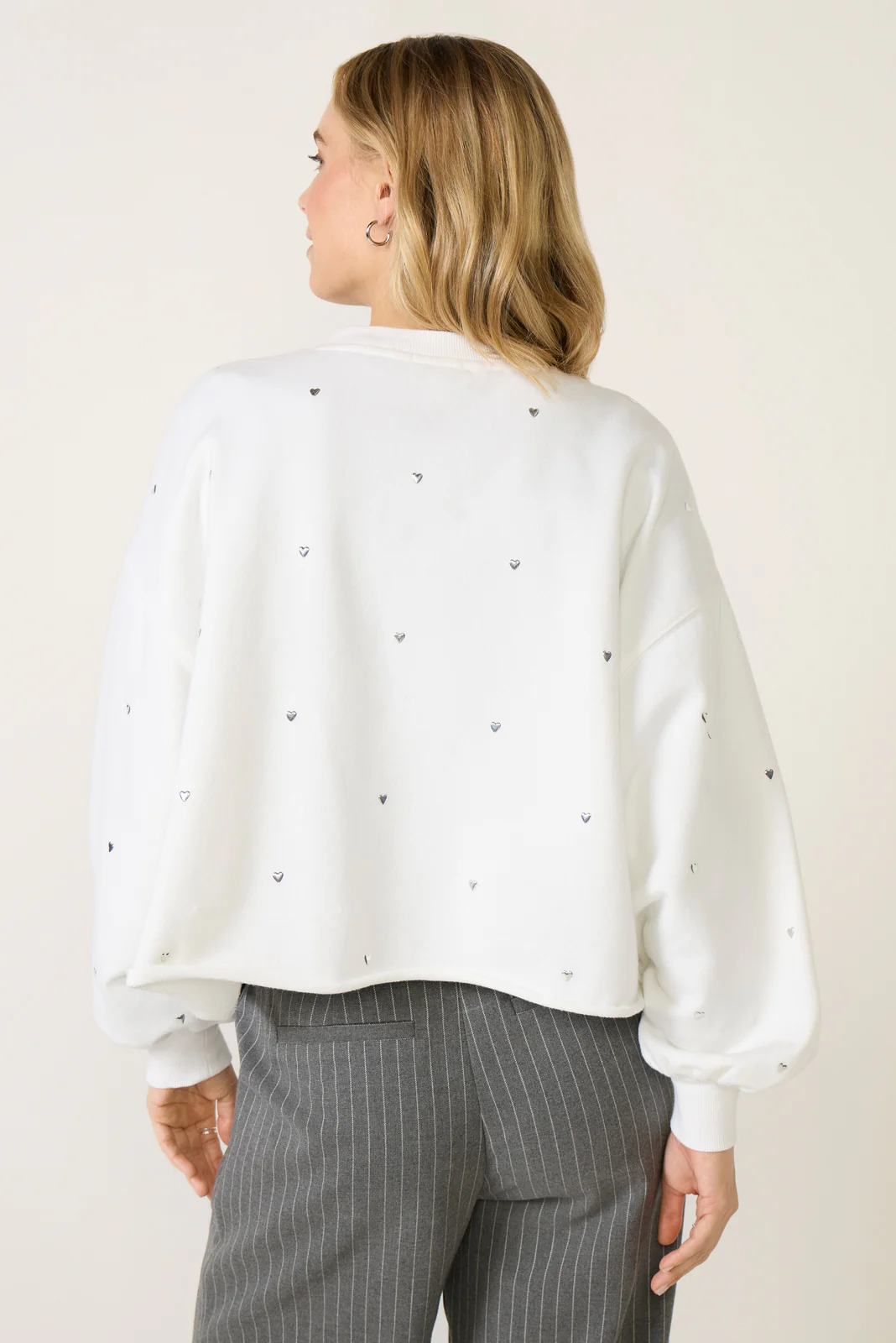 Liv Heart Stud Sweatshirt - Image 4