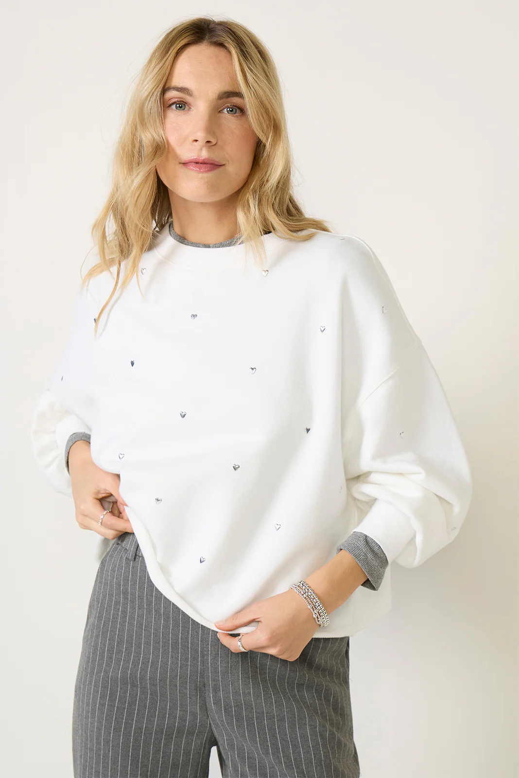 Liv Heart Stud Sweatshirt - Image 5