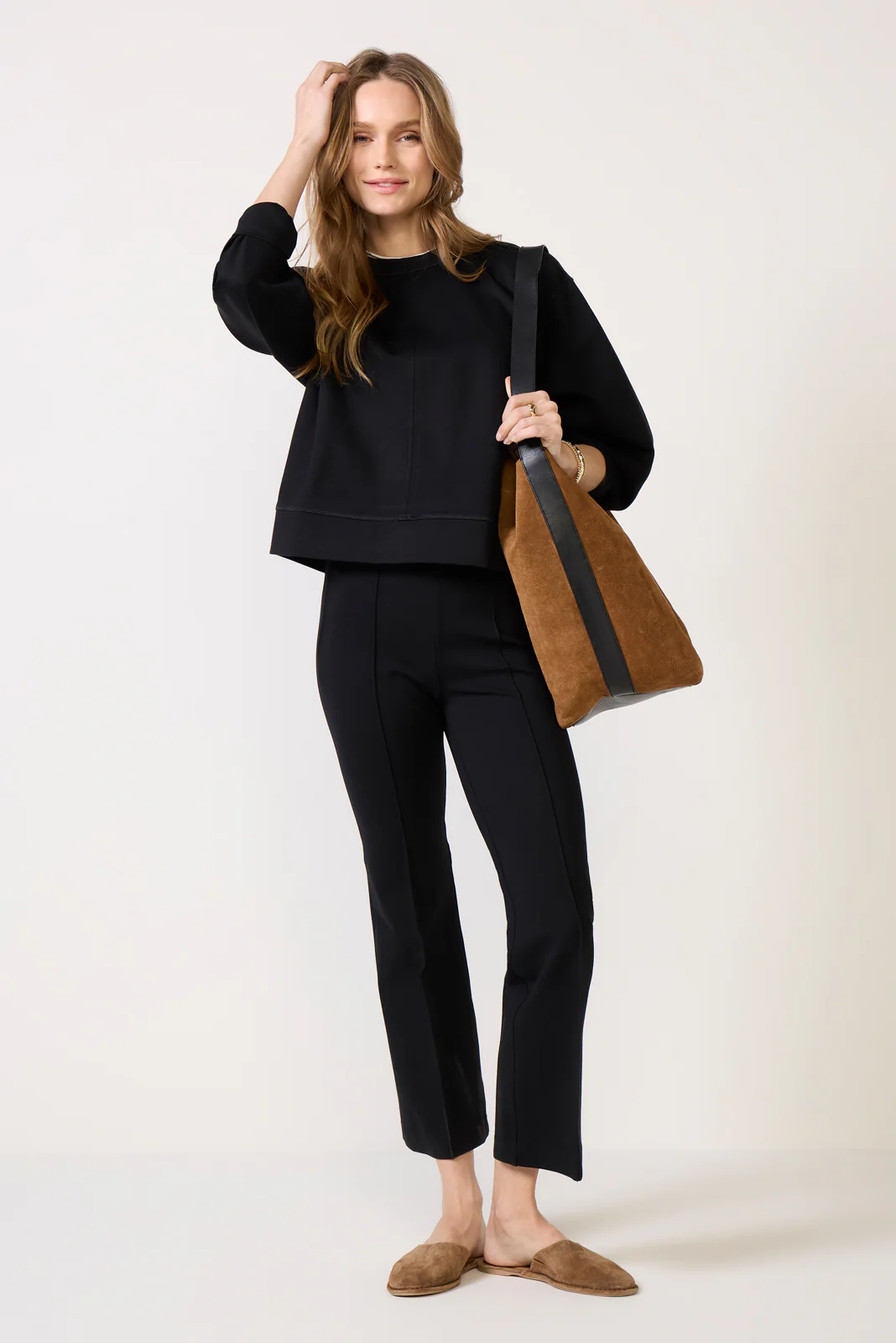 Long Sleeve Crewneck Top - Image 2