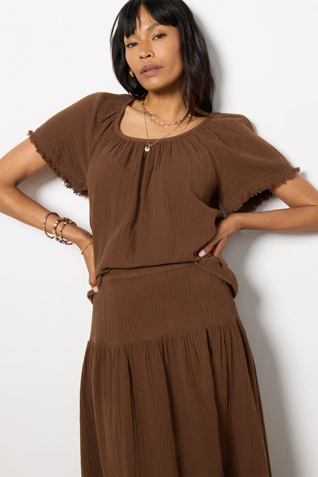 Macie Gauze Top - Image 2