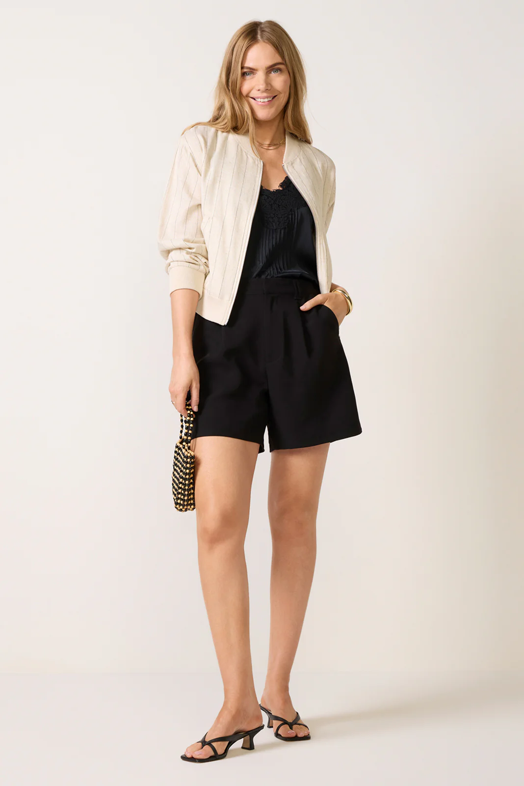 Macy Stripe Bomber - Image 2