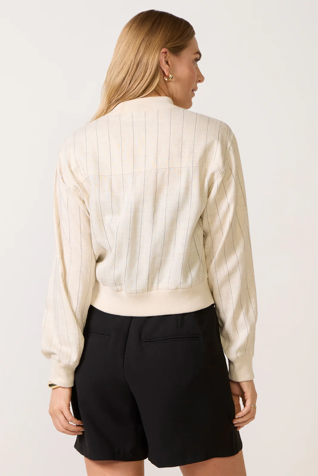 Macy Stripe Bomber - Image 4
