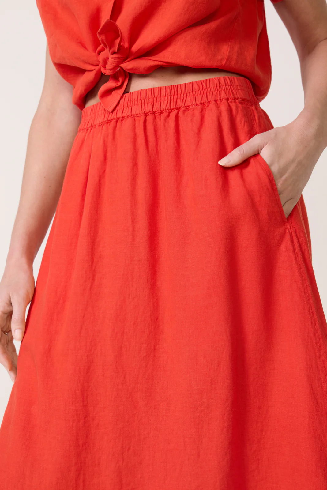 Maddie Linen Skirt - Image 2