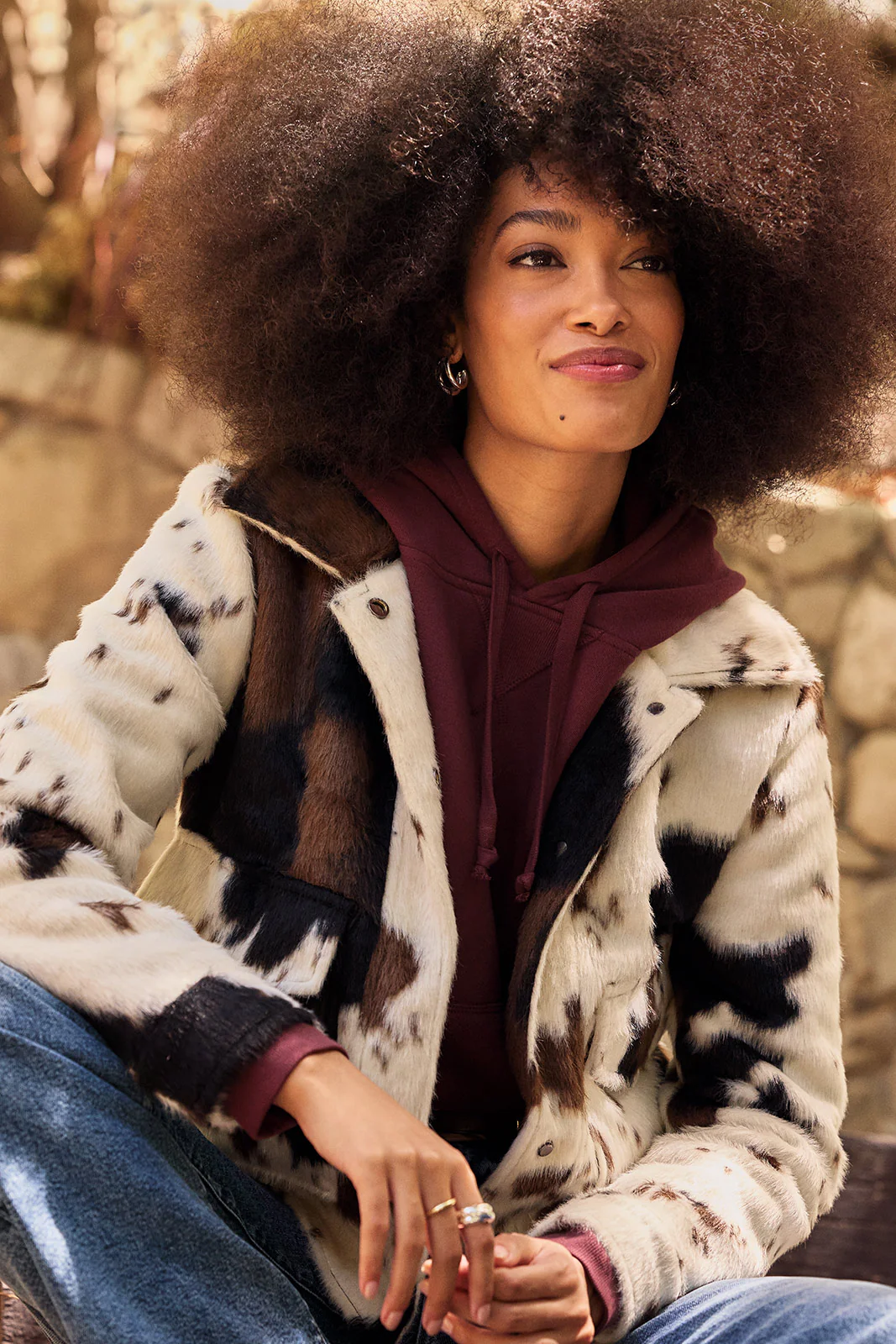 Maggie Cow Print Jacket - Image 6