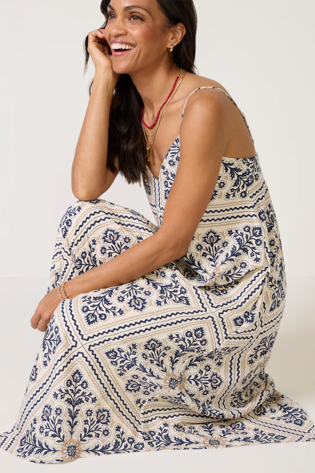 Maggie Handkerchief Midi Dress - Image 5