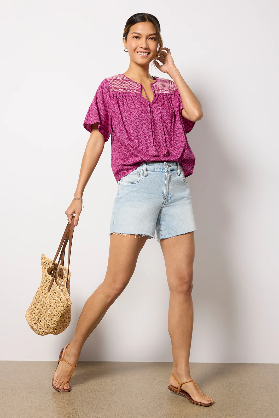 Maisie Smocked Blouse - Image 3
