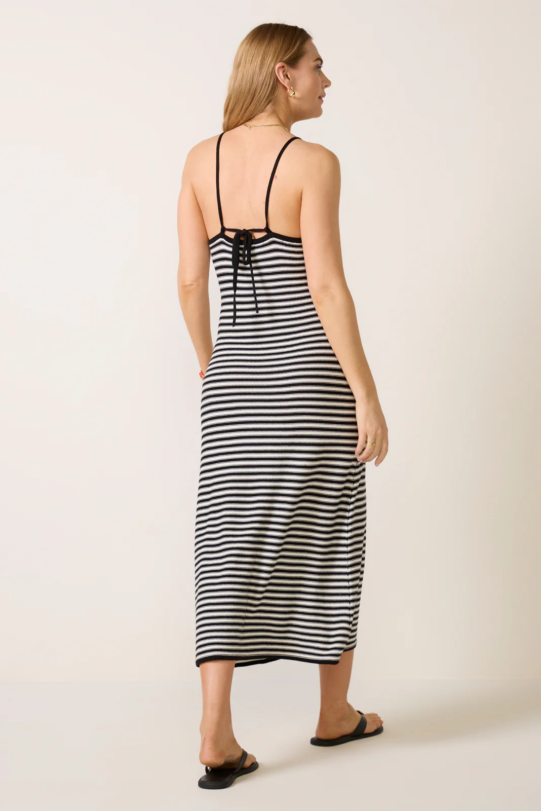 Majestic Stripe Midi Dress - Image 4