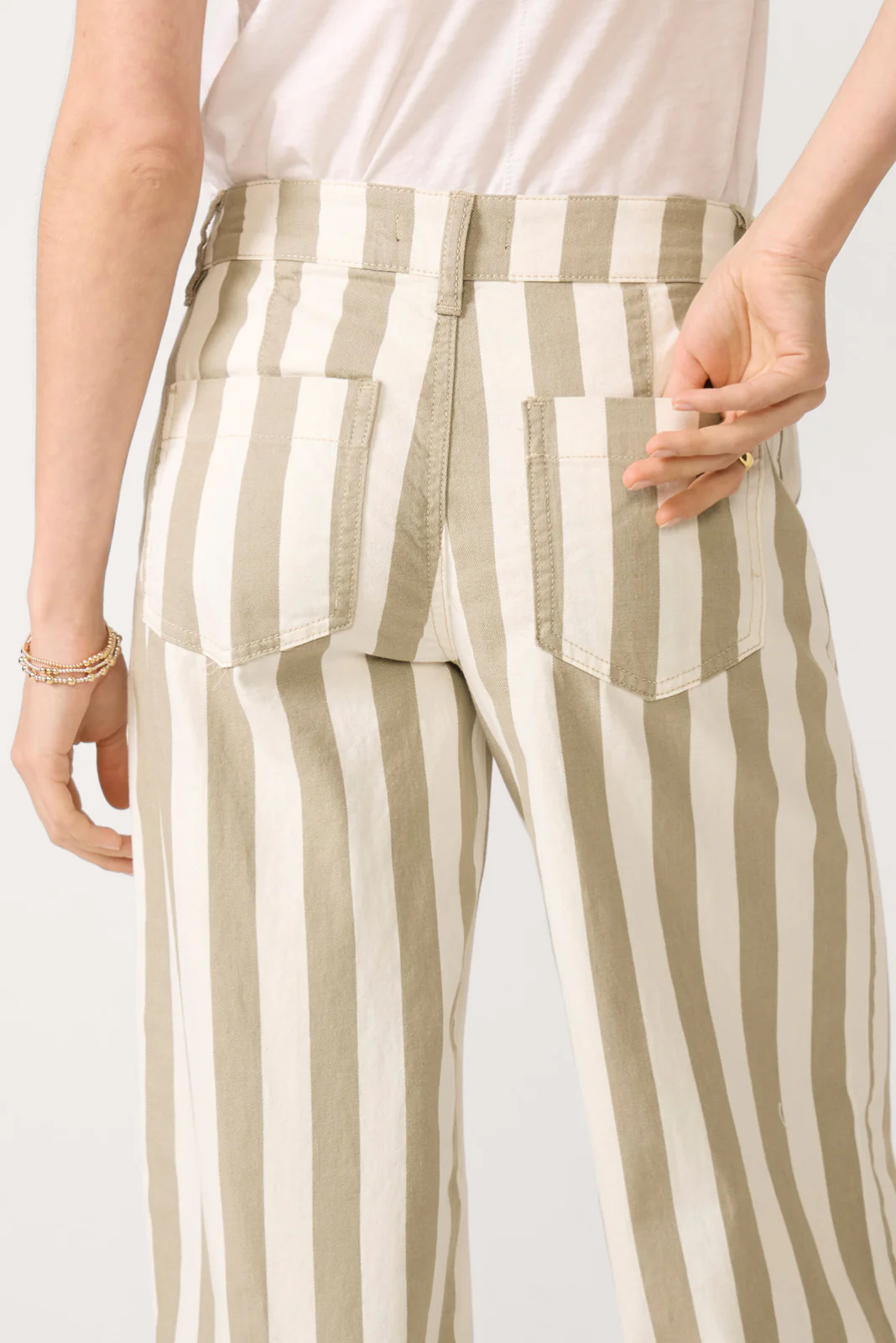 Maker Wide Leg Stripe Pant - Image 3