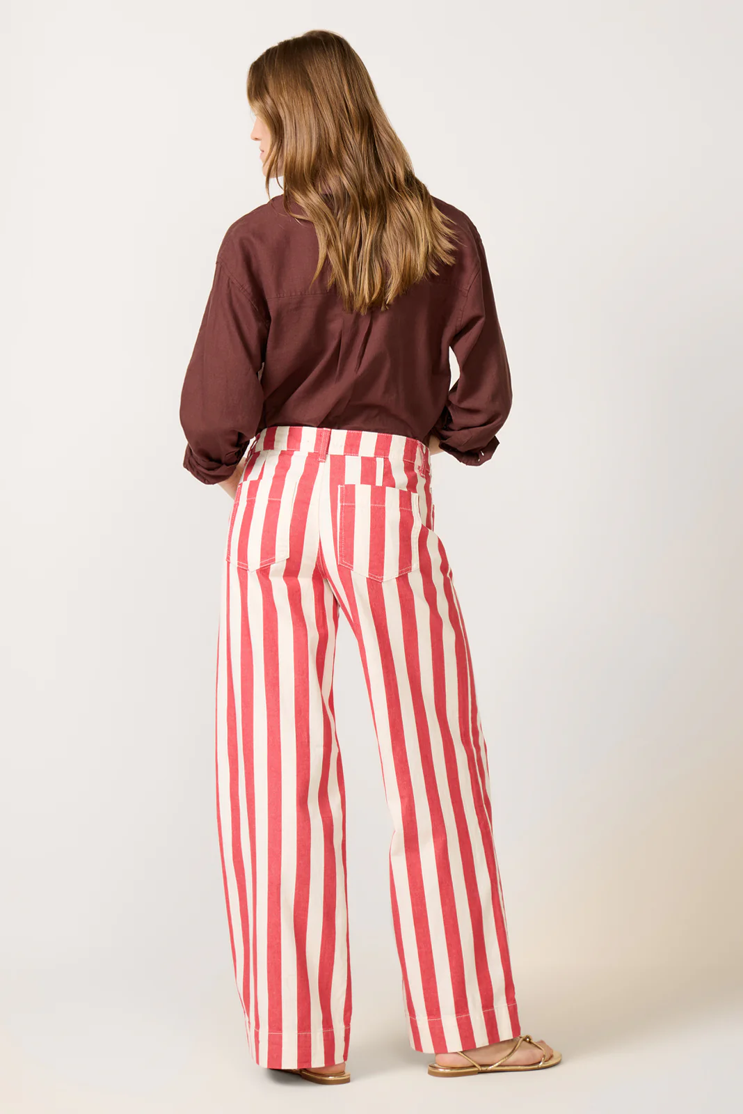 Maker Wide Leg Stripe Pant - Image 4