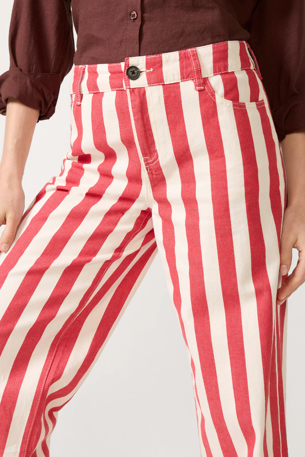 Maker Wide Leg Stripe Pant - Image 6