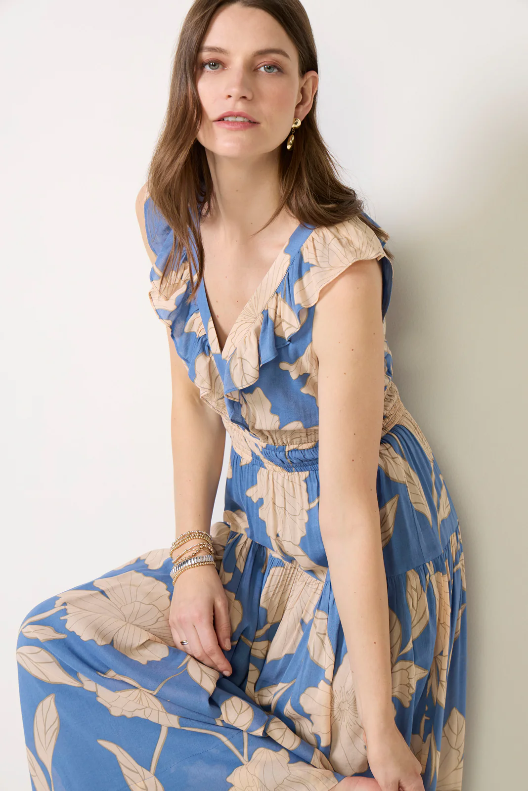 Malene Bloom Floral Maxi Dress - Image 2
