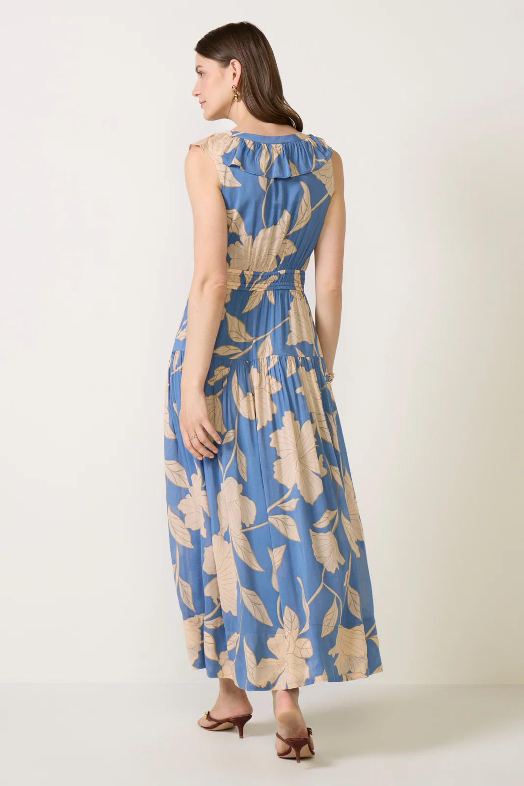 Malene Bloom Floral Maxi Dress - Image 4