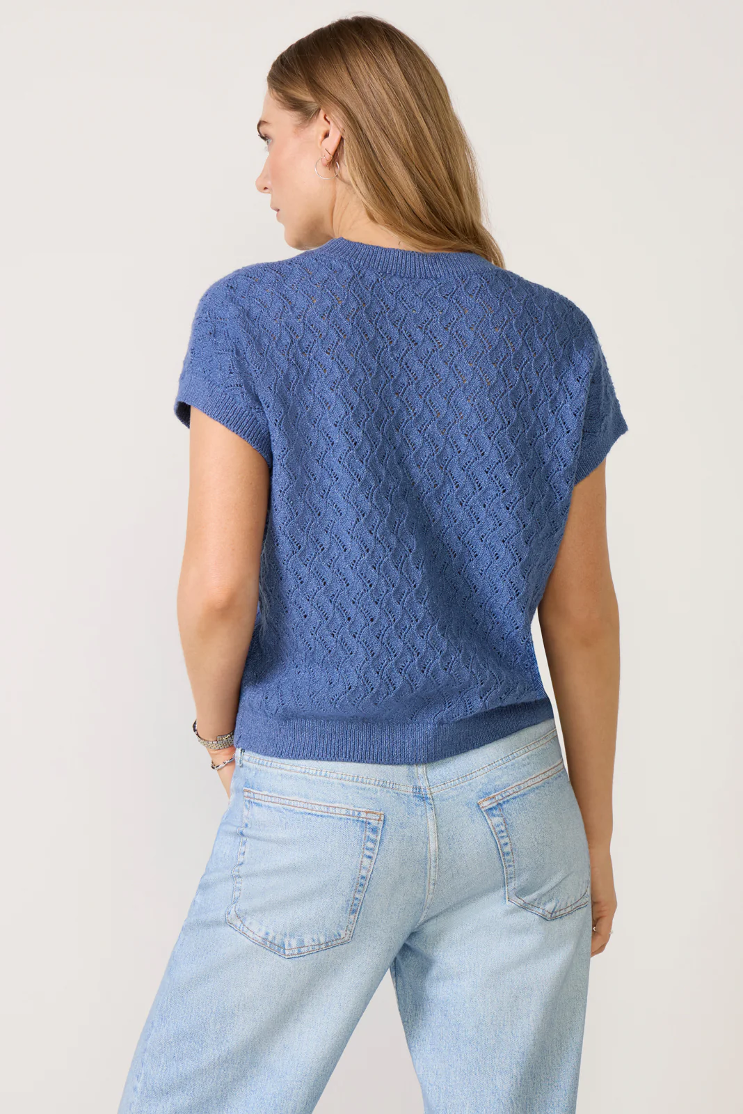 Manae Pointelle Knit Top - Image 4