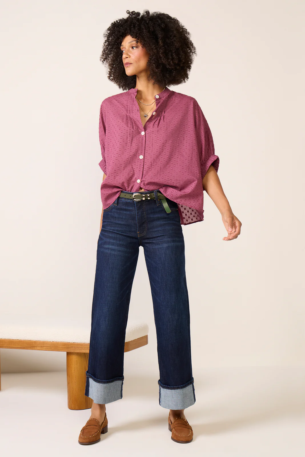 Mandarin Collar Top - Image 5