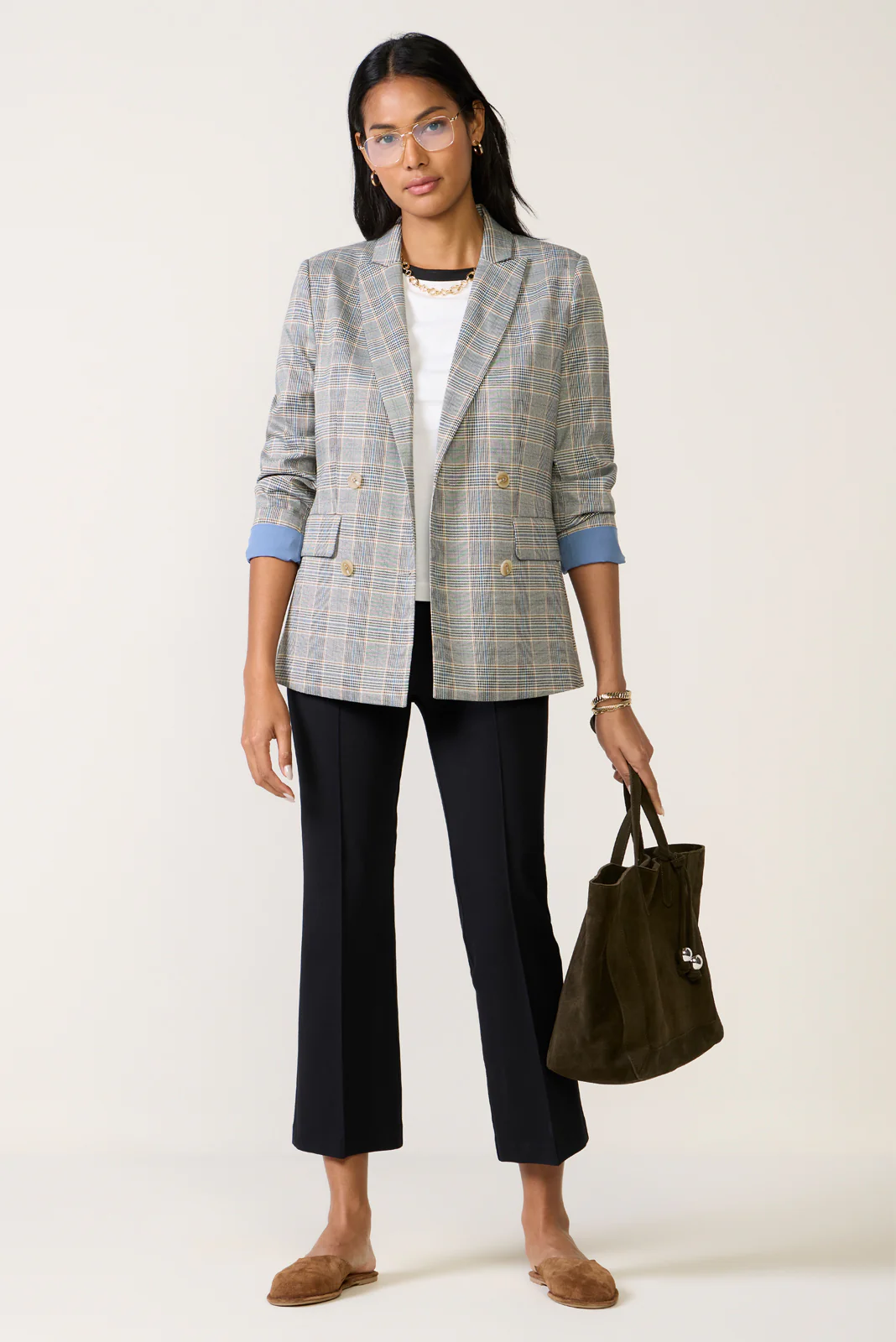 Marcia Plaid Blazer - Image 2