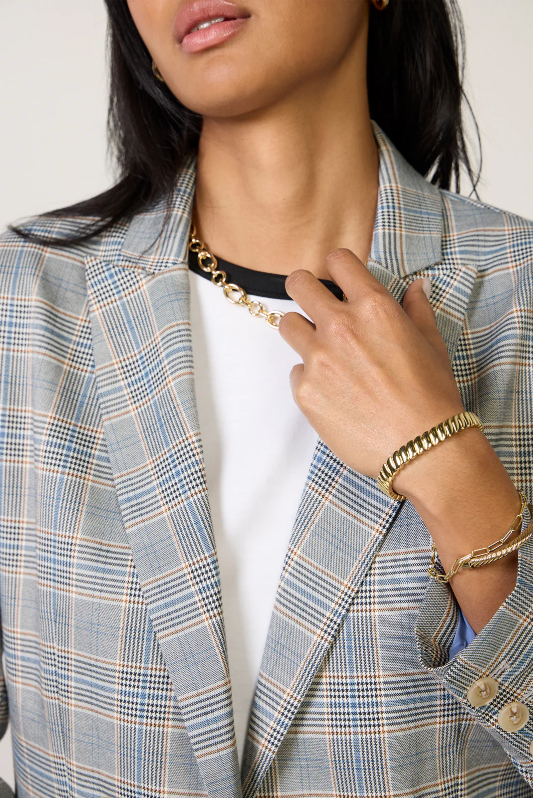 Marcia Plaid Blazer - Image 3