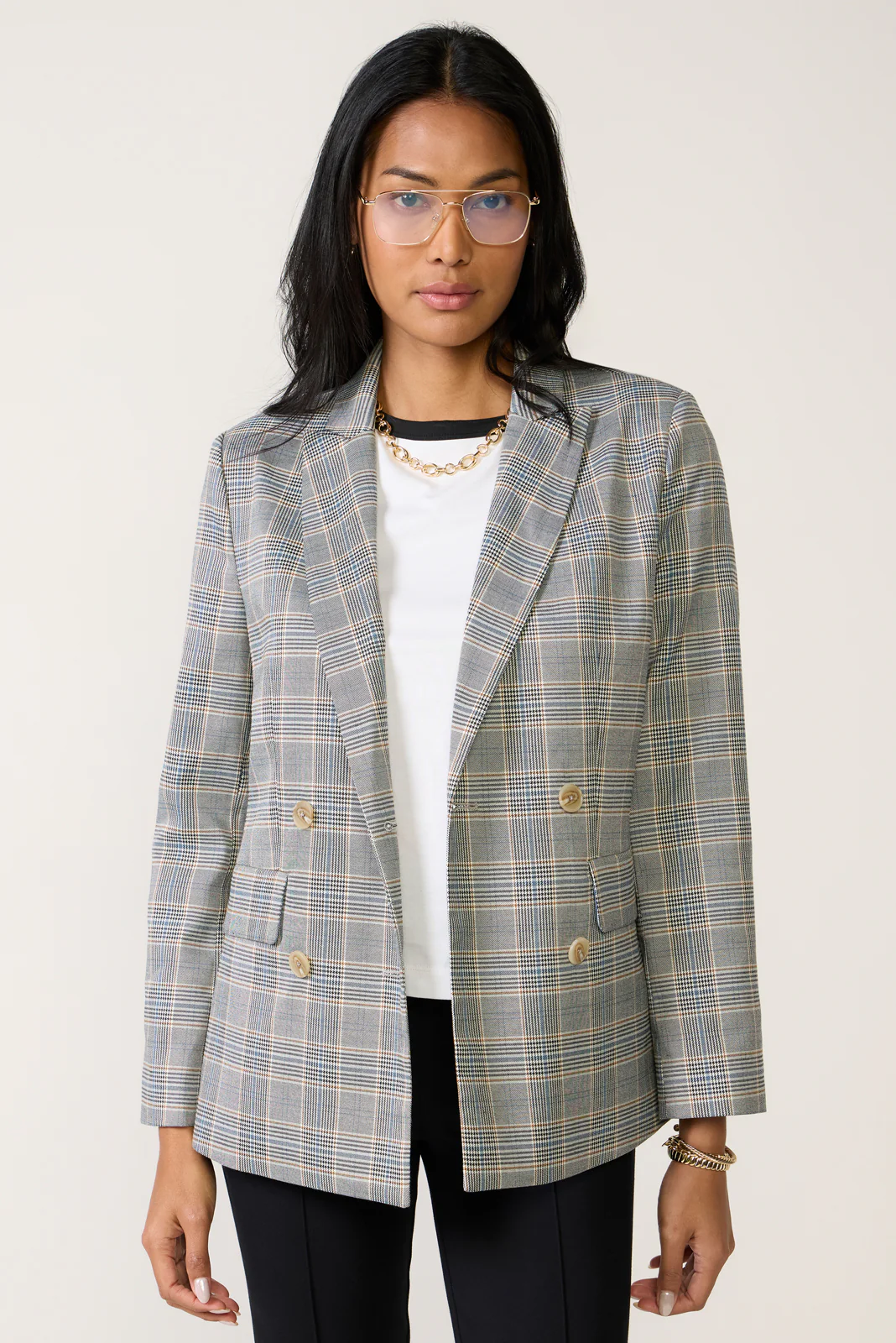 Marcia Plaid Blazer - Image 5