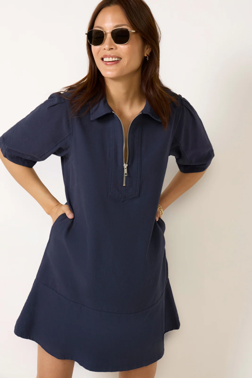 Marel Zip Mini Dress - Image 2