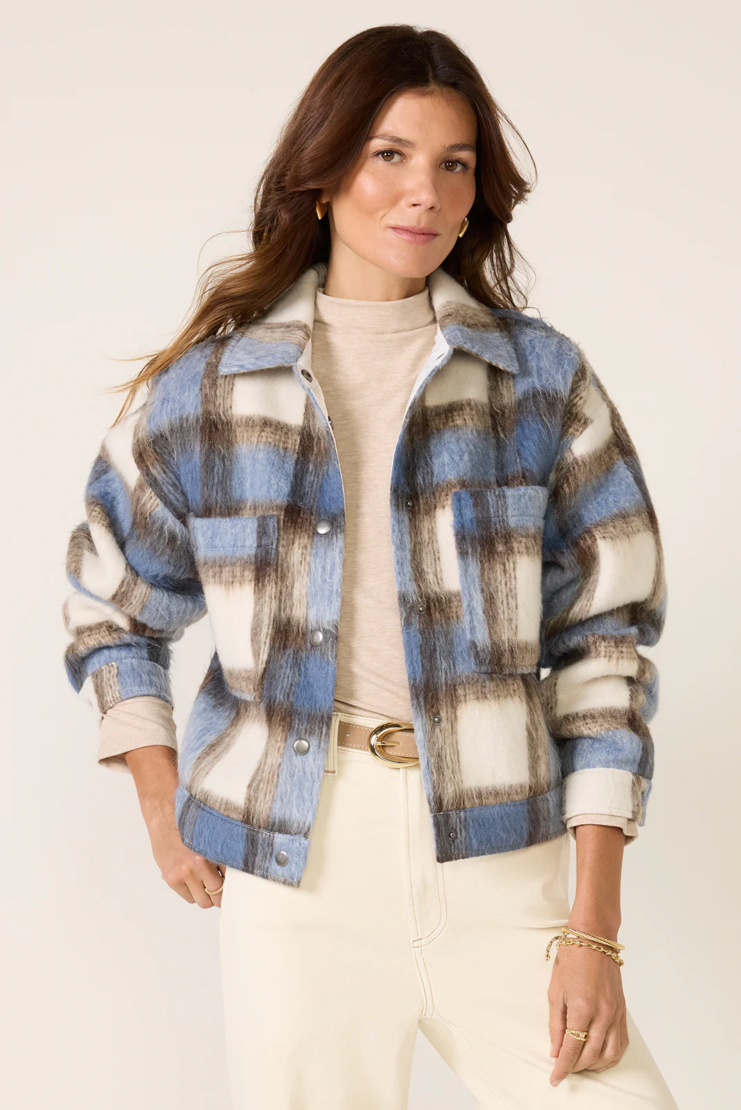 Marguerite Plaid Jacket - Image 2