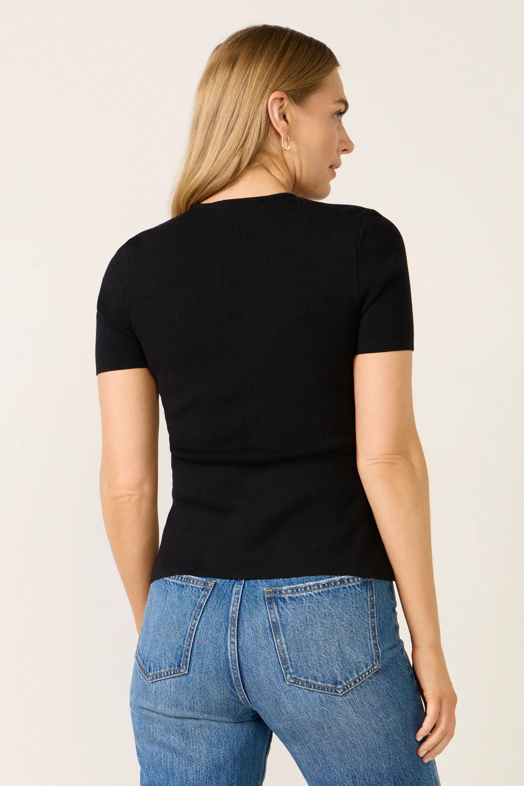 Maxime Knit Asymmetrical Top - Image 4