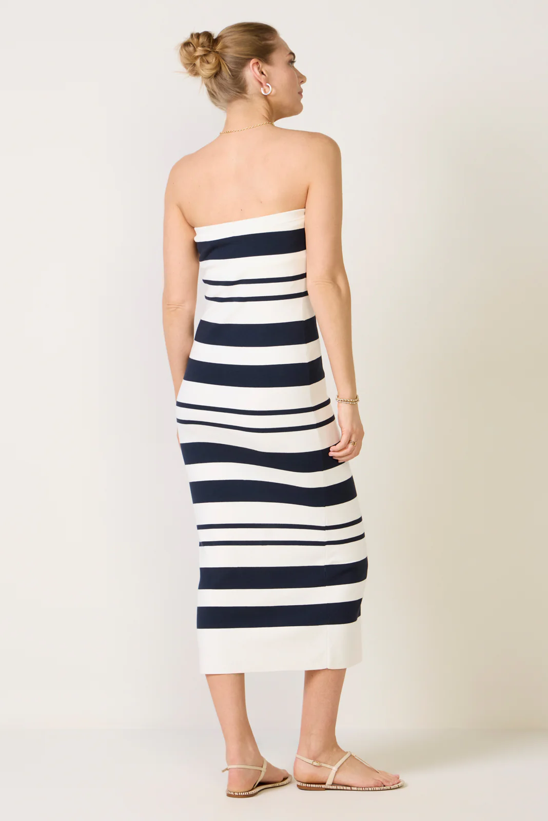 Maxime Knit Strapless Midi Dress - Image 4