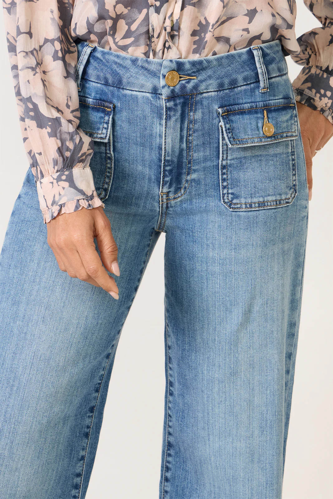 Maya Wide Leg Jean - Image 2