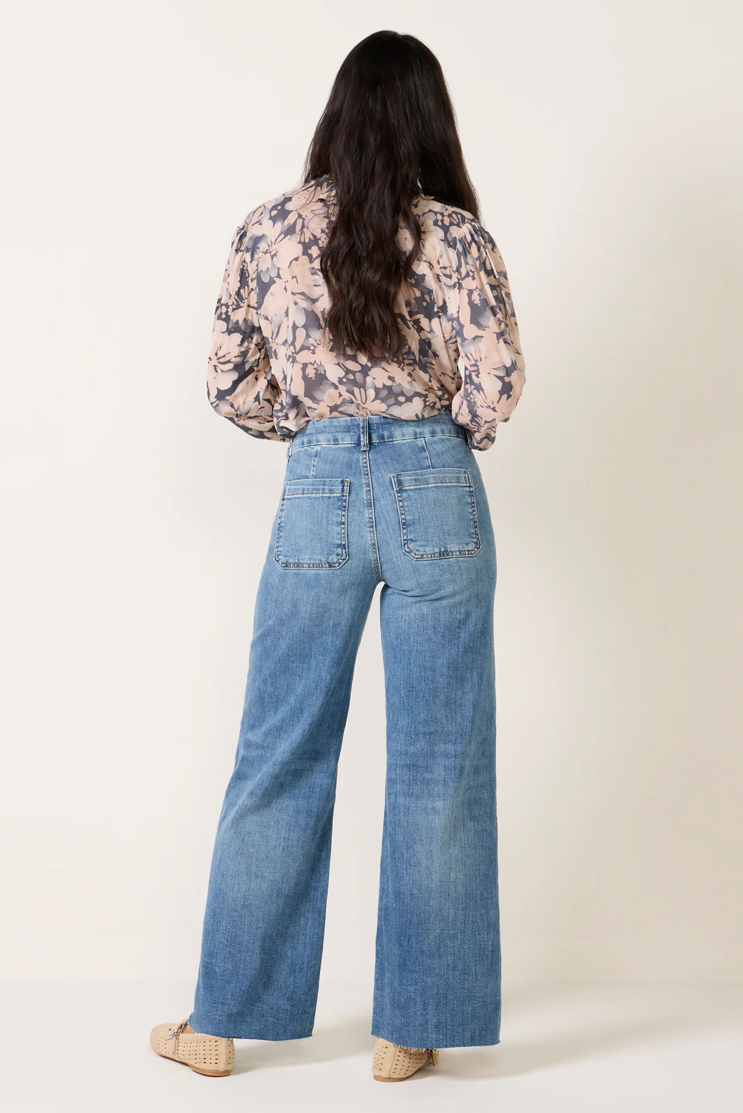 Maya Wide Leg Jean - Image 4