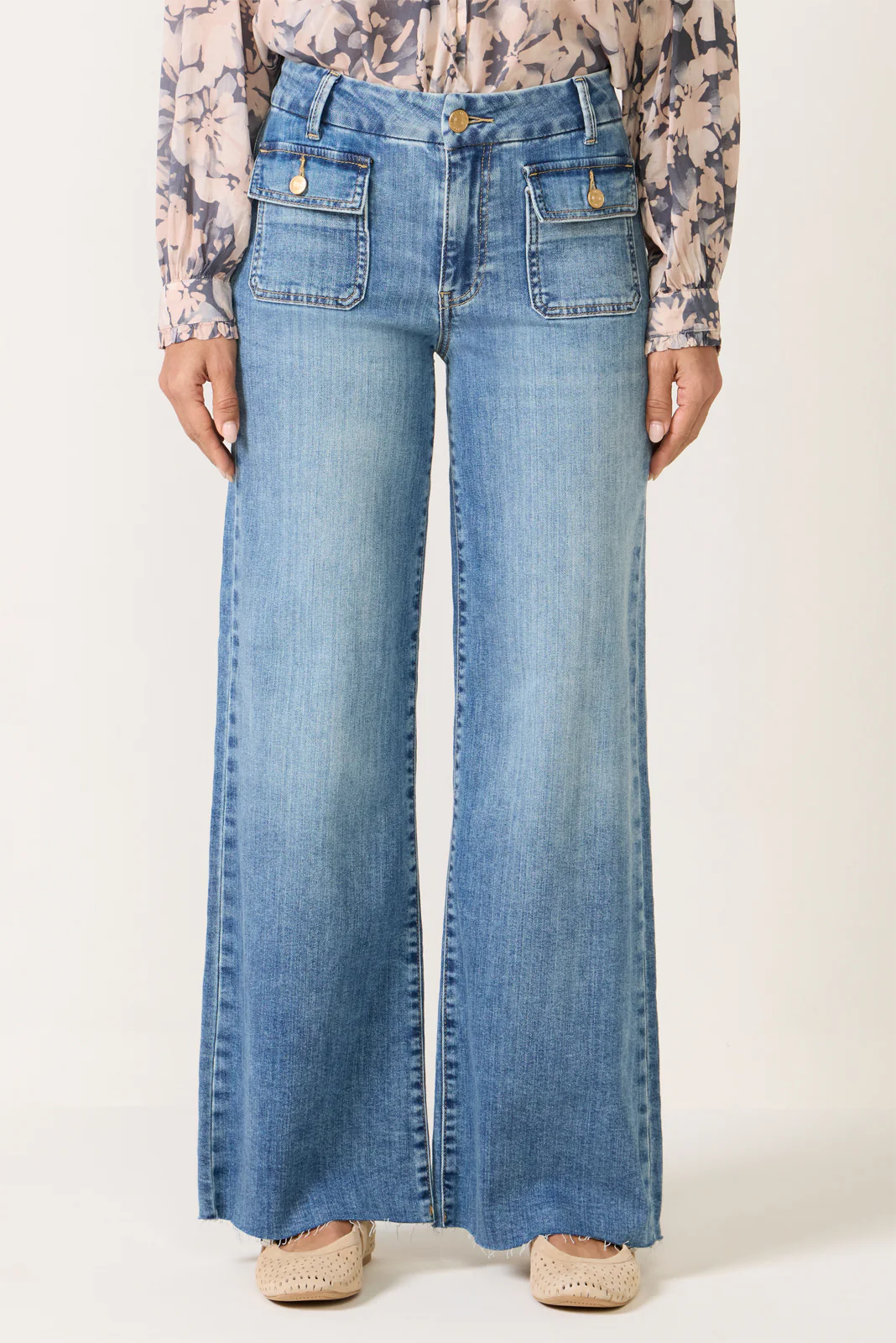 Maya Wide Leg Jean - Image 5