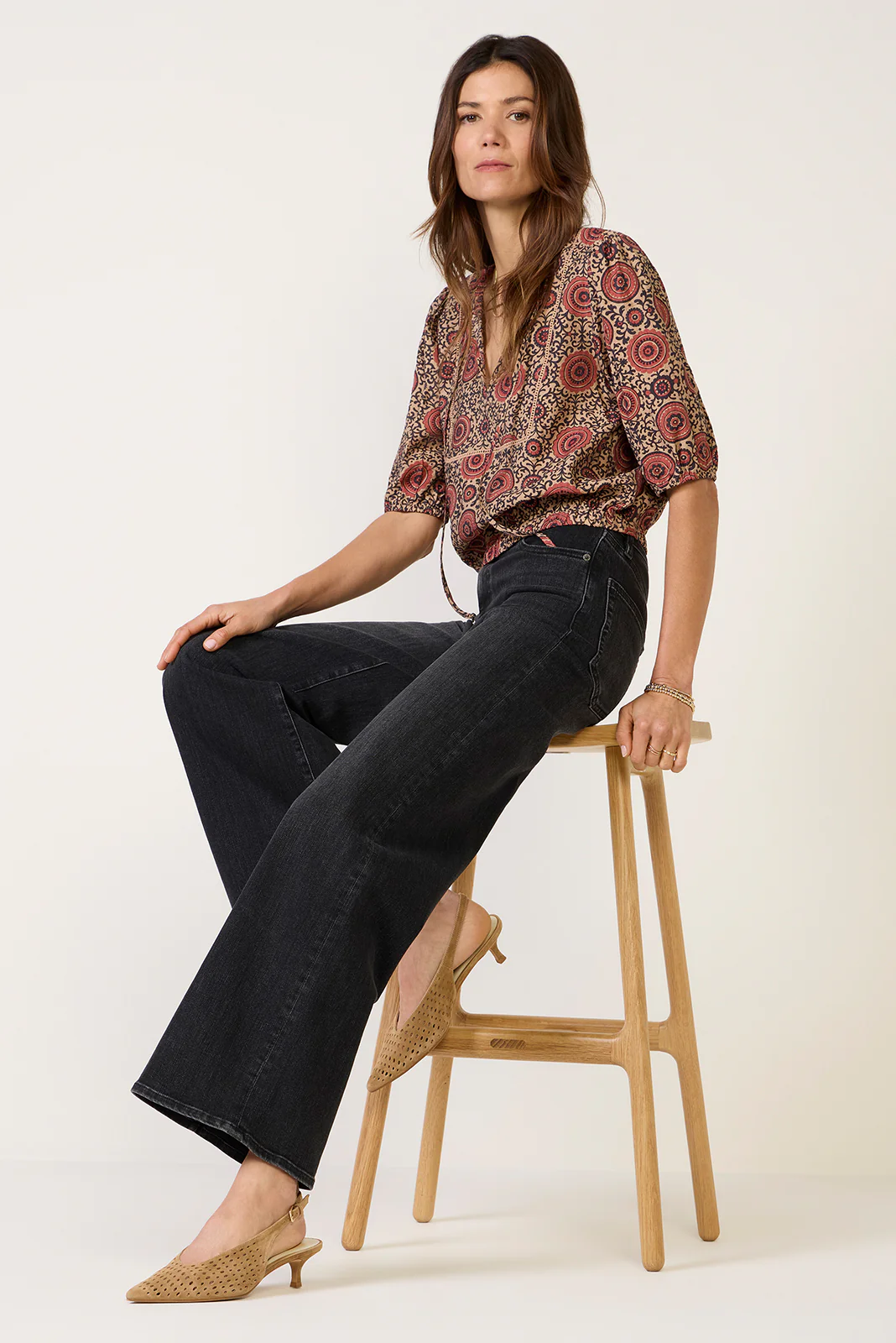Mckenna Puff Sleeve Blouse - Image 5