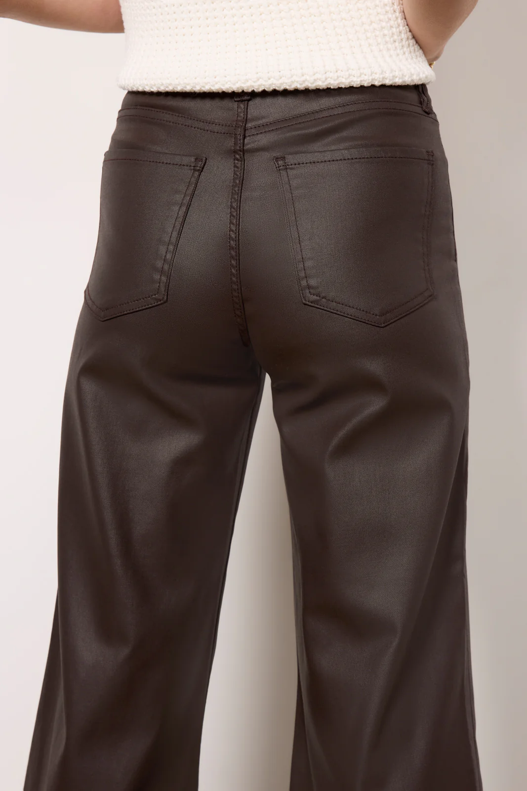 Meg Coated Wide Leg - Image 4