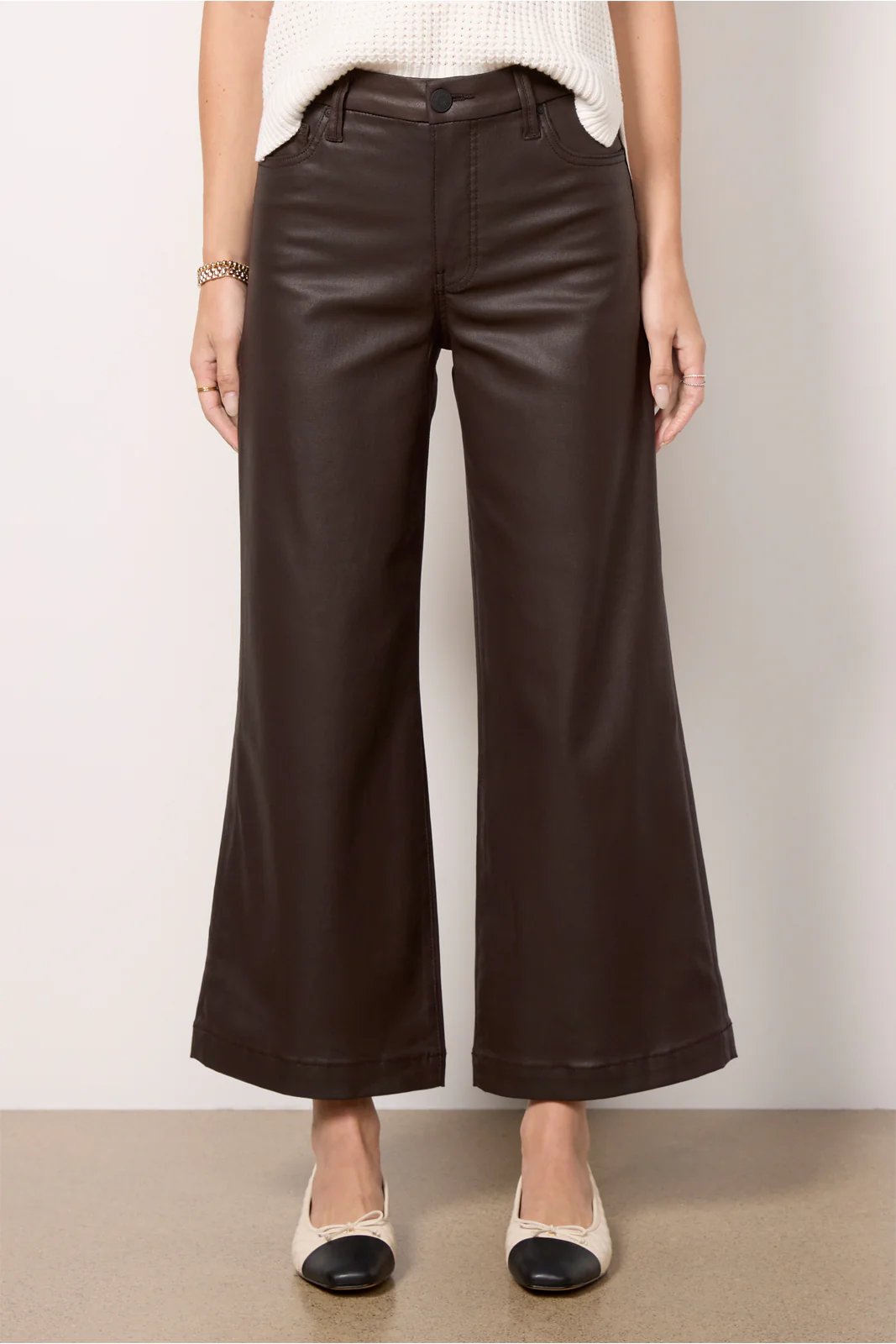 Meg Coated Wide Leg - Image 5