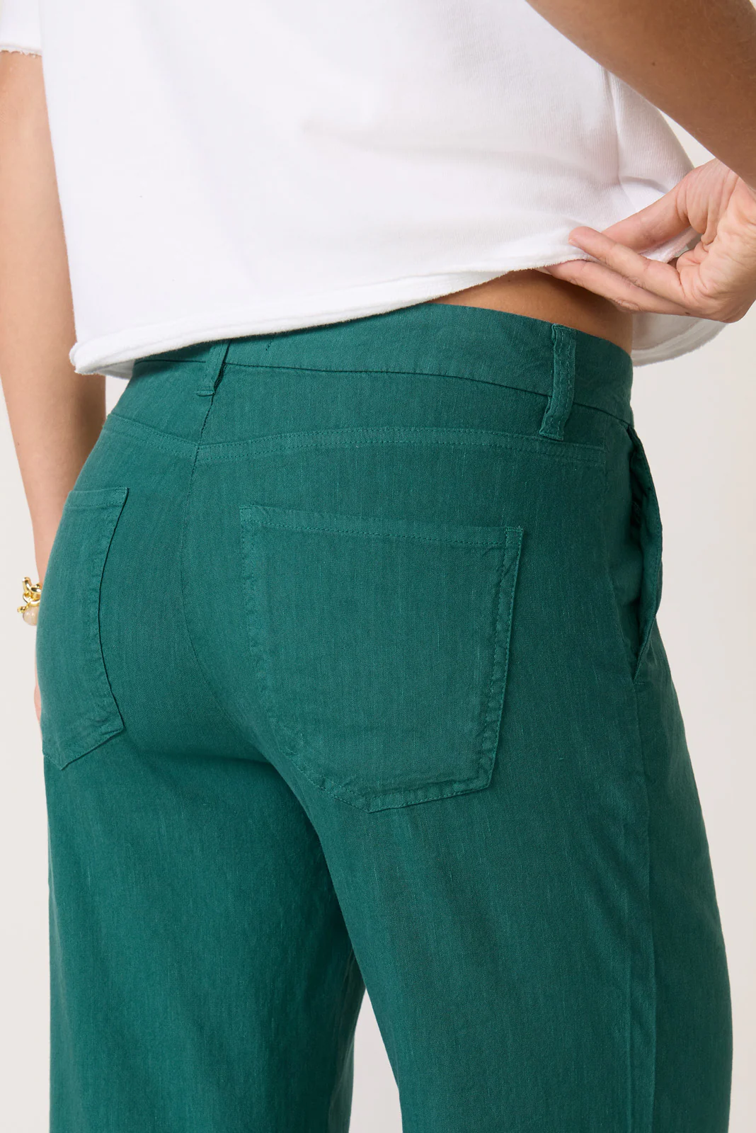 Meg Linen Wide Leg - Image 3