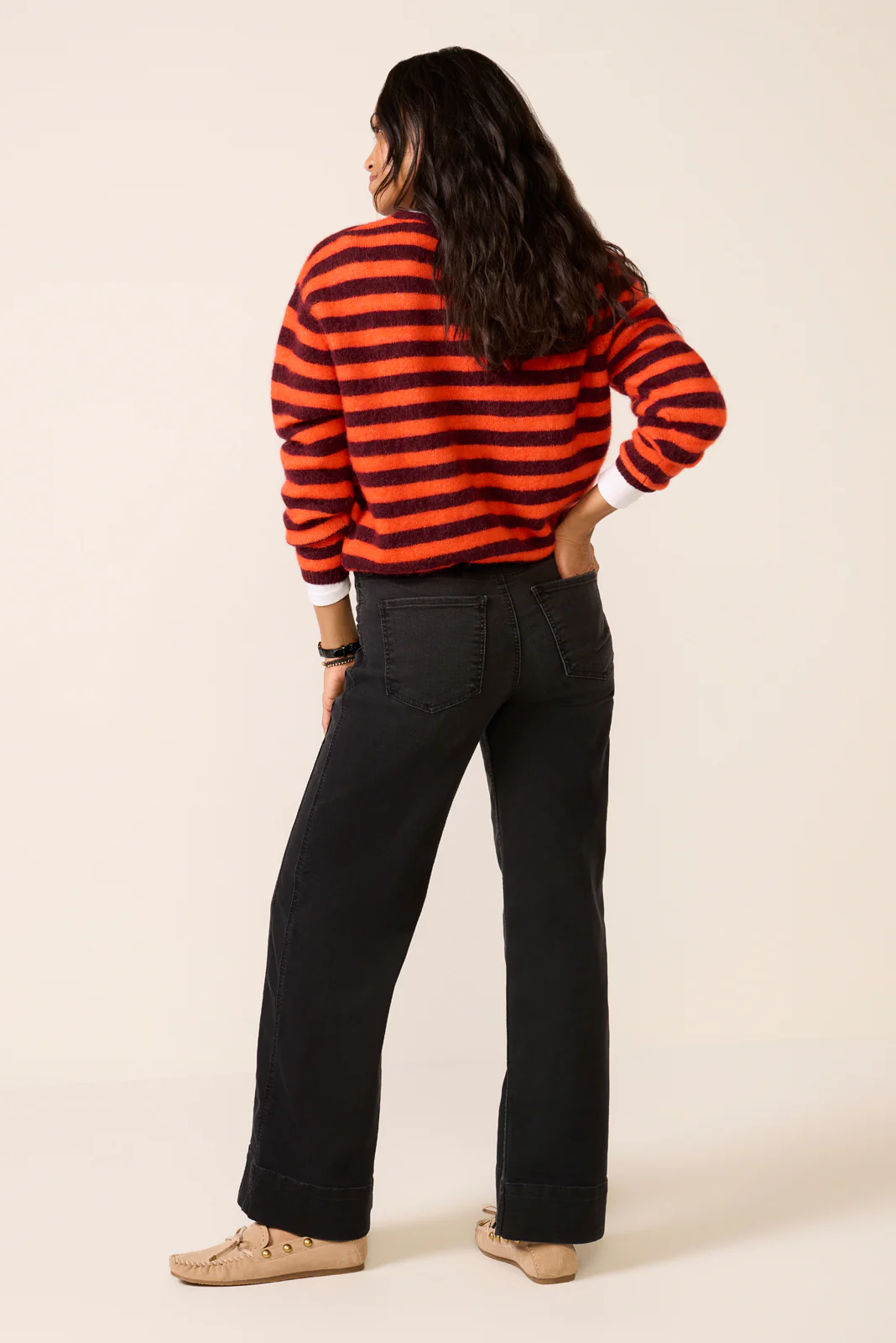 Meg Wide Leg 31` w Double Seaming Jean - Image 4