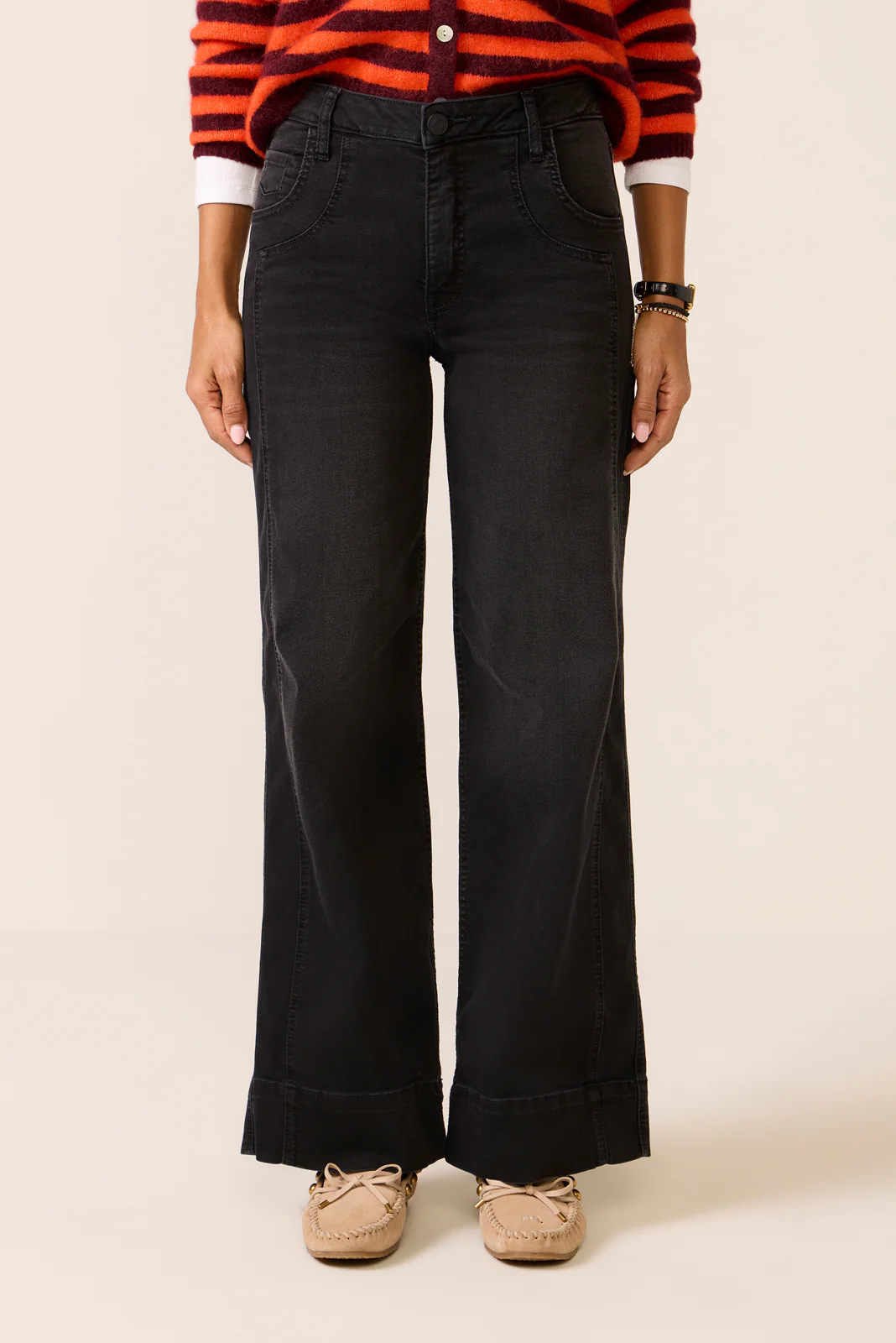 Meg Wide Leg 31` w Double Seaming Jean - Image 6