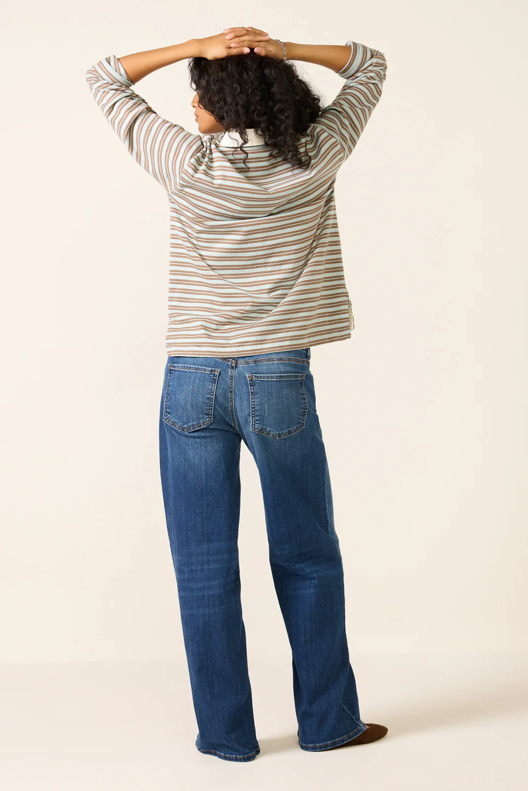 Meg Wide Leg Jean 31` - Image 4
