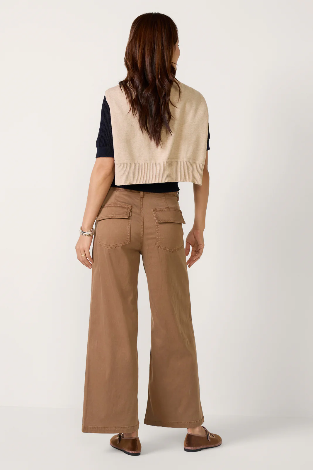Meg Wide Leg W Porckchop Pocket - Image 4