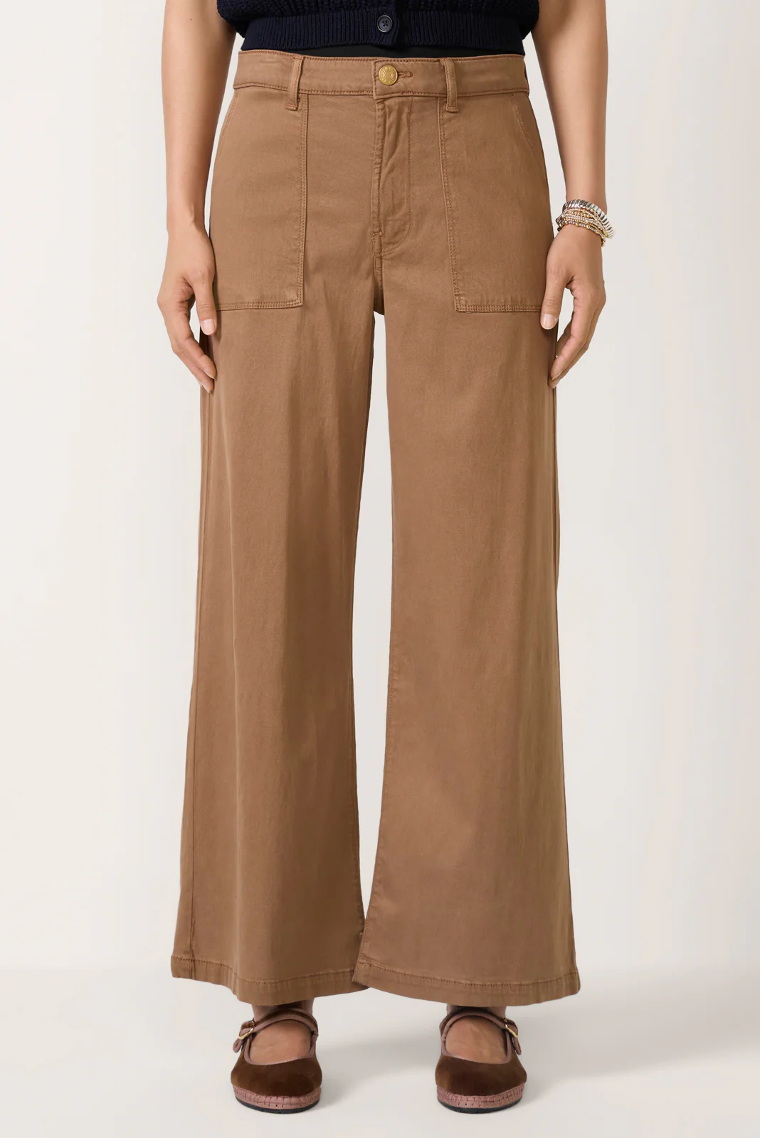 Meg Wide Leg W Porckchop Pocket - Image 5