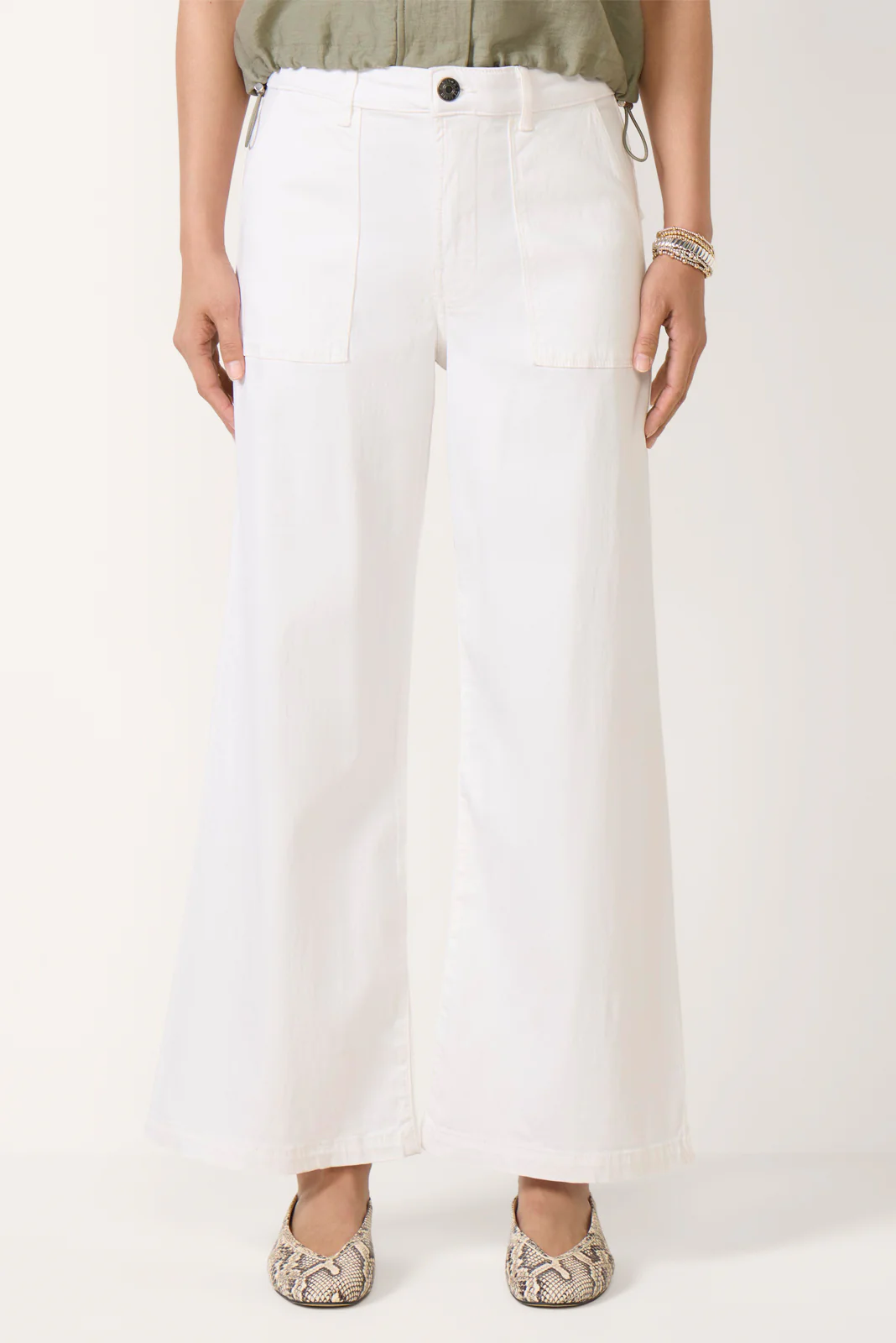 Meg Wide Leg W Porckchop Pocket - Image 5