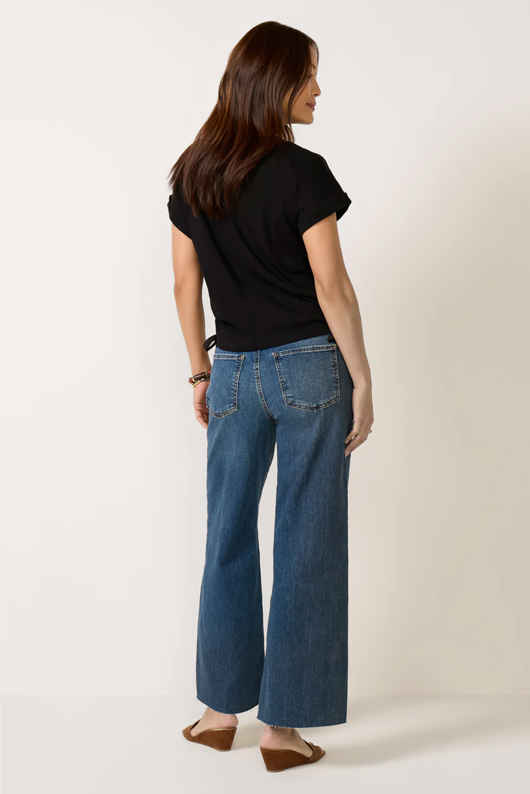 Meg Wide Leg W/ Raw Hem - Image 4
