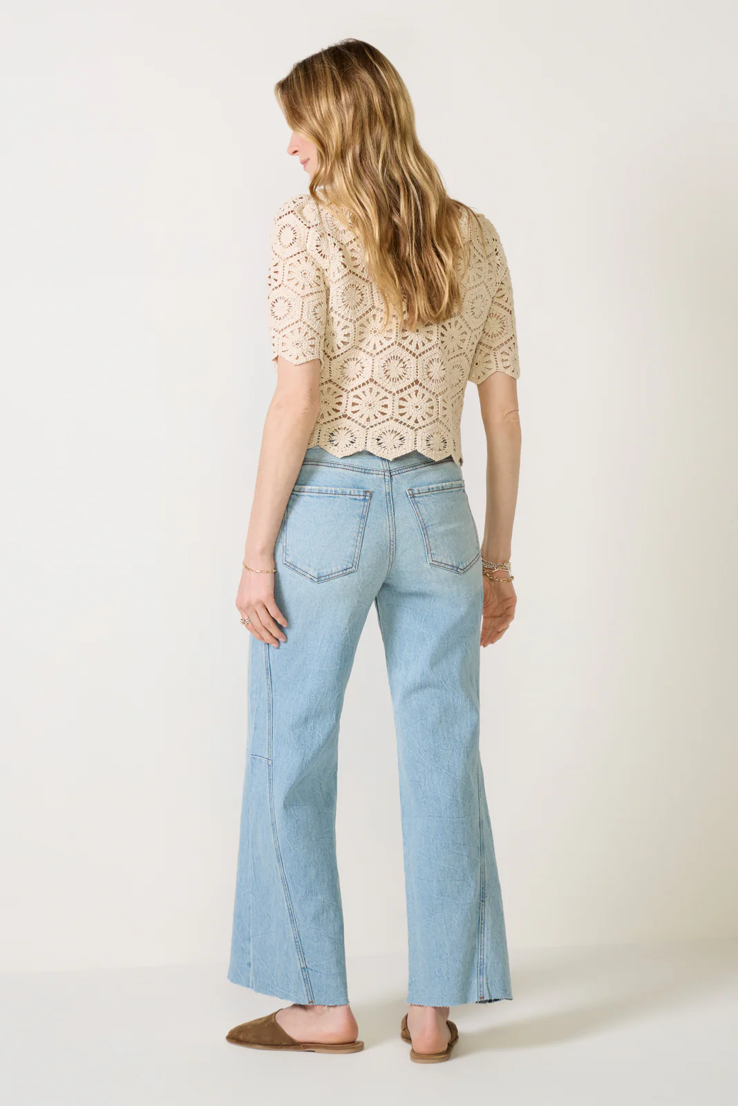Meg Wide Leg w Side Panel - Image 4