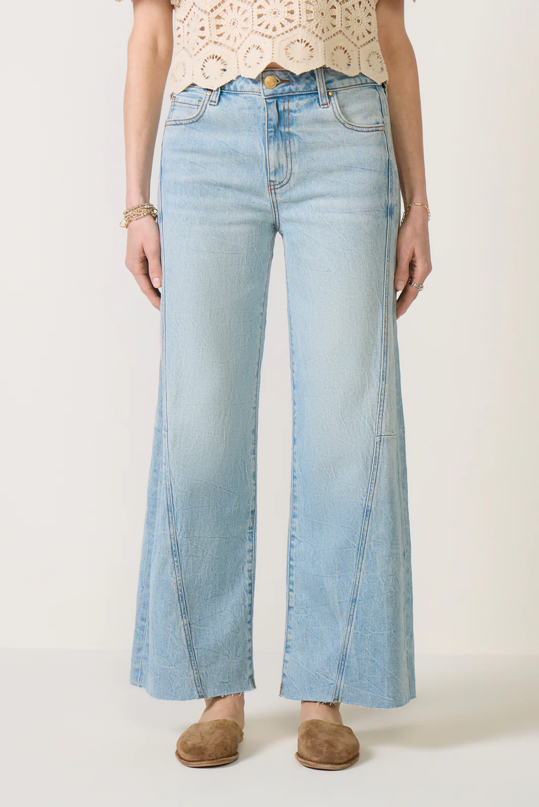 Meg Wide Leg w Side Panel - Image 5