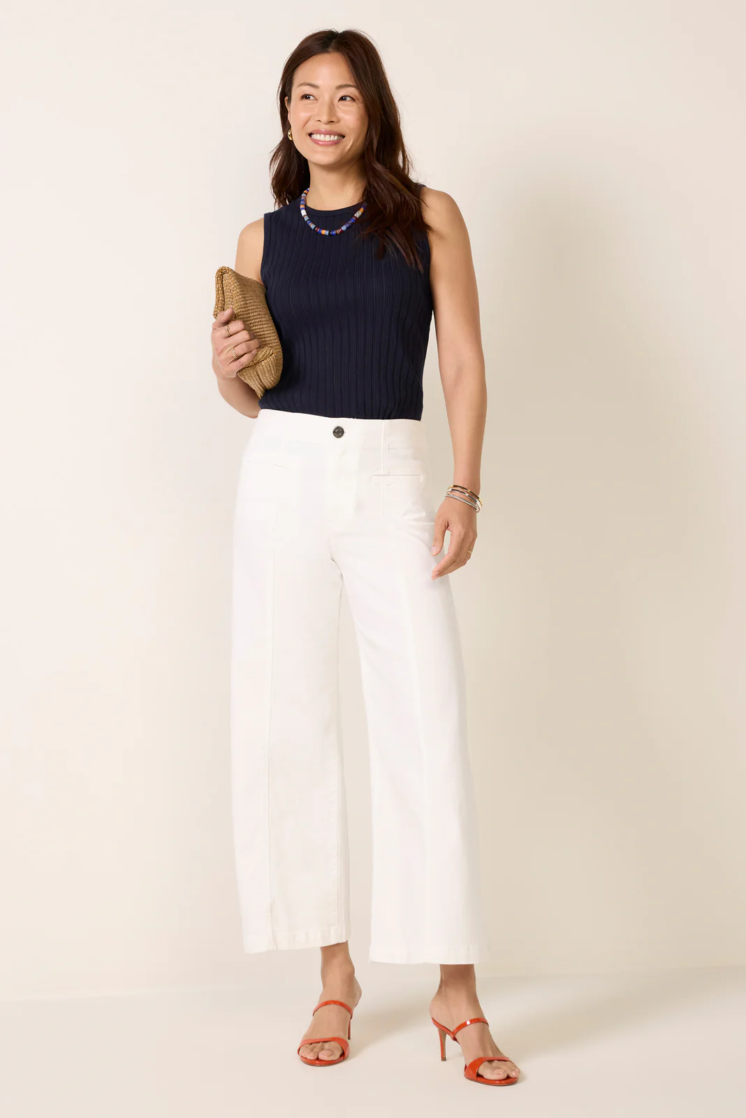 Meg Wide Leg W/ Stitch Detail - Image 6