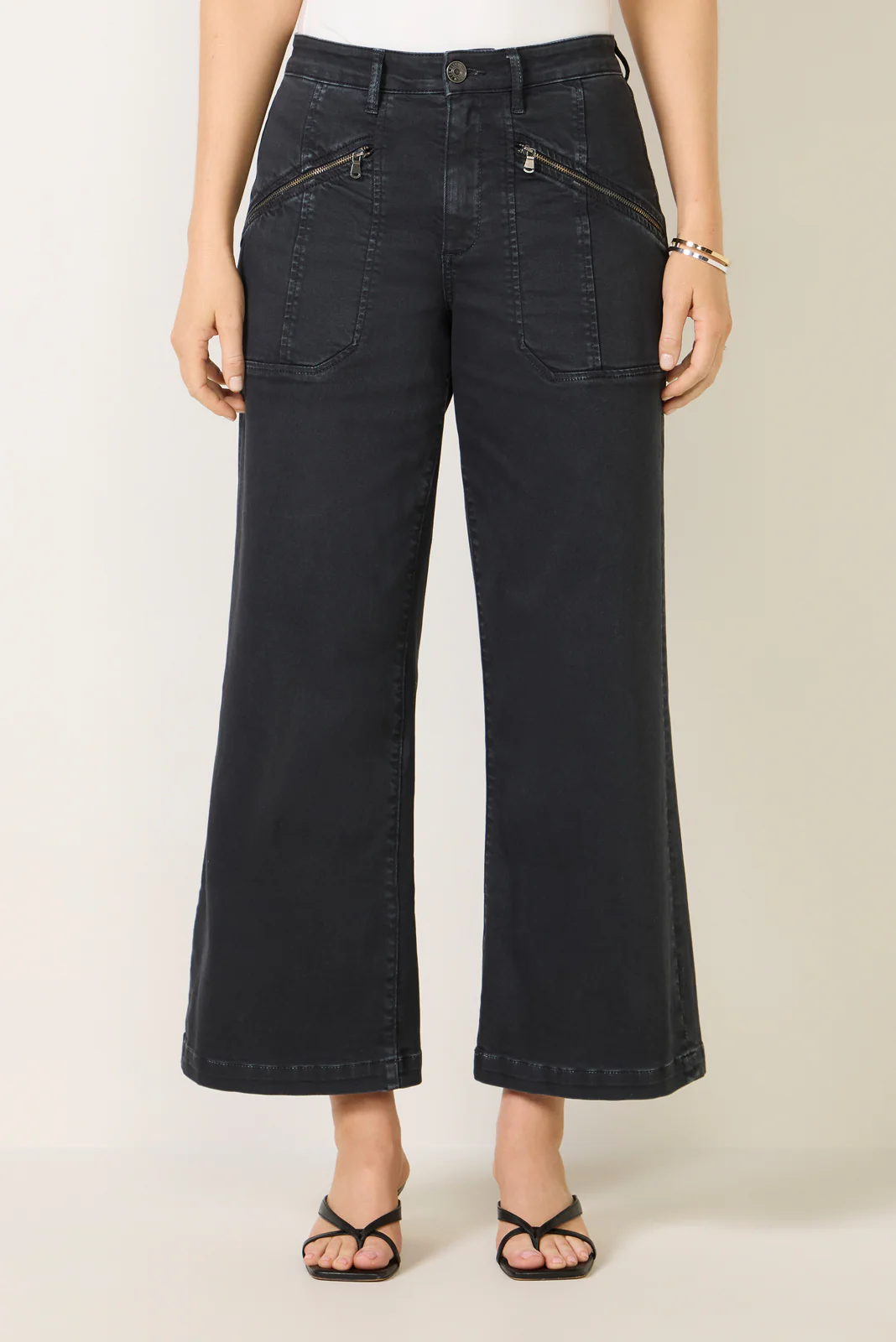 Meg Wide Leg w Zipper Pocket - Image 5