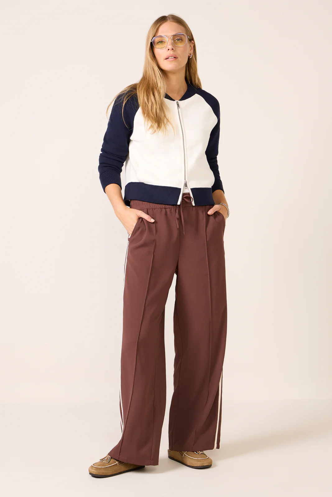 Melissa Colorblock Sweater Bomber - Image 6