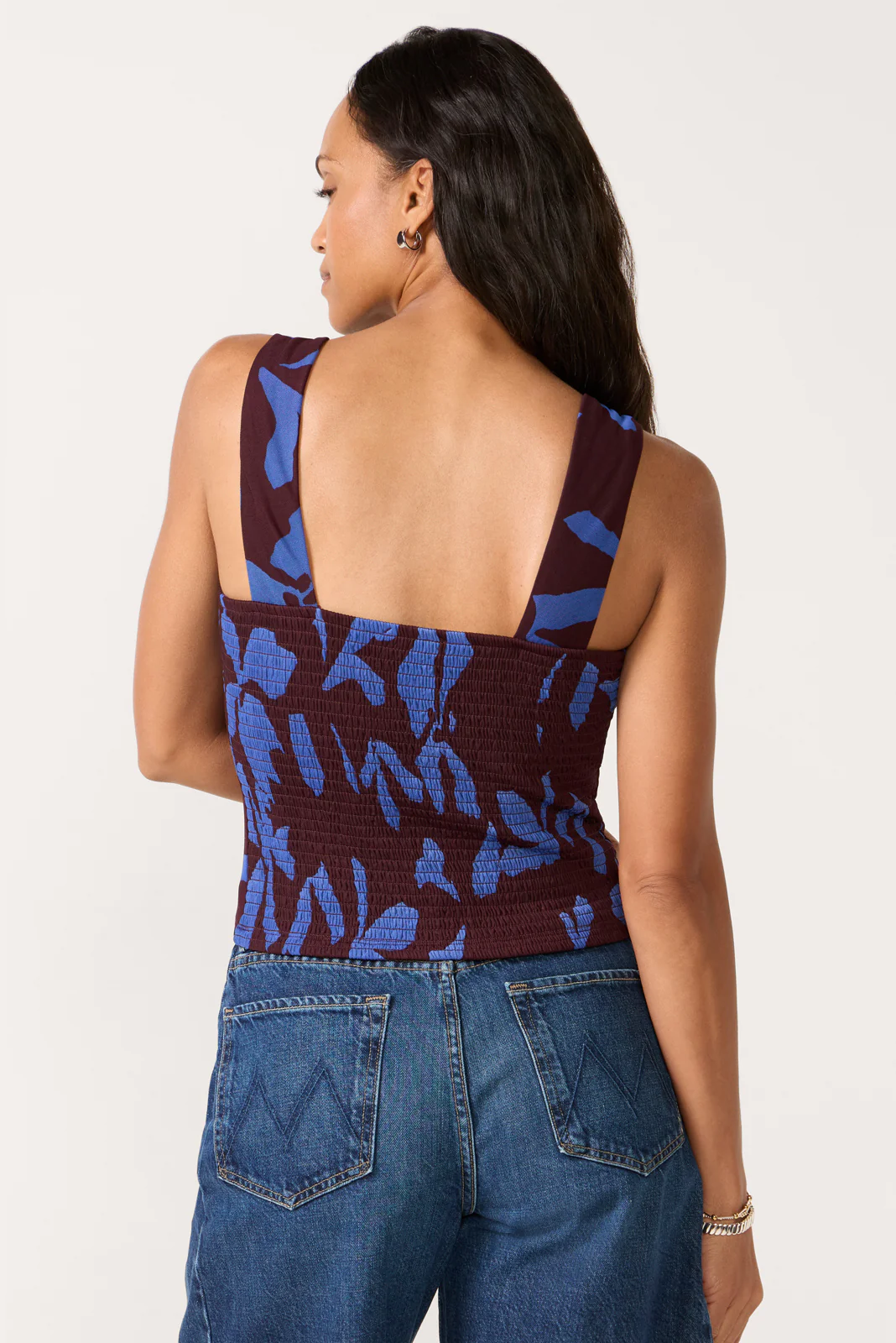 Micah Printed Mesh Tank - Image 4