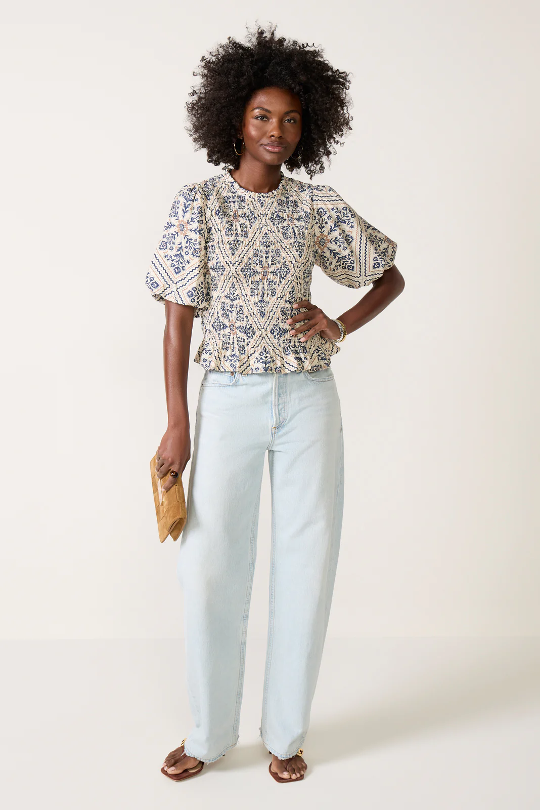 Mina Smocked Blouse - Image 2
